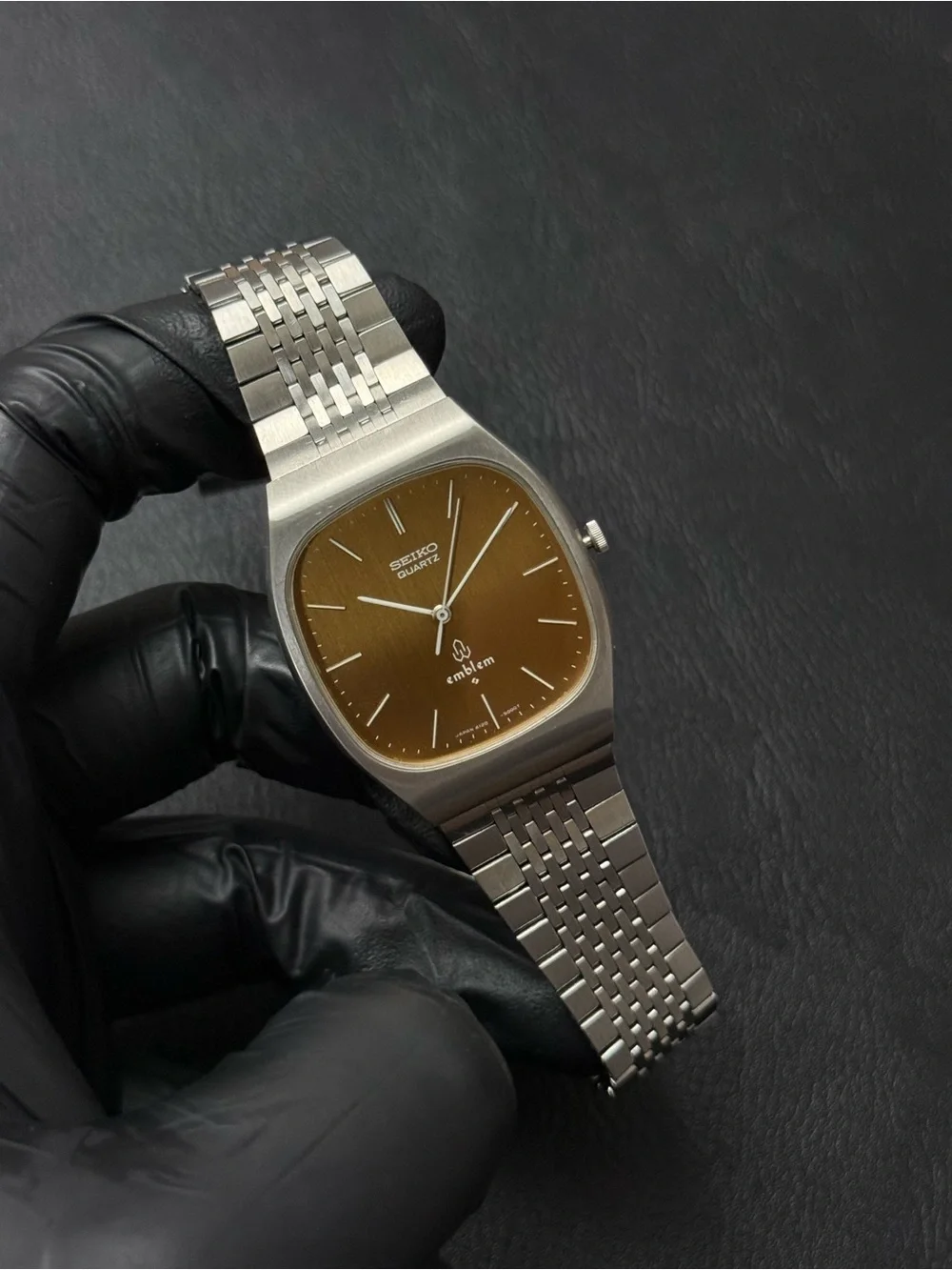 Vintage 1978 Seiko Emblem 4120-5000 Men’s Watch - Very Good Condition